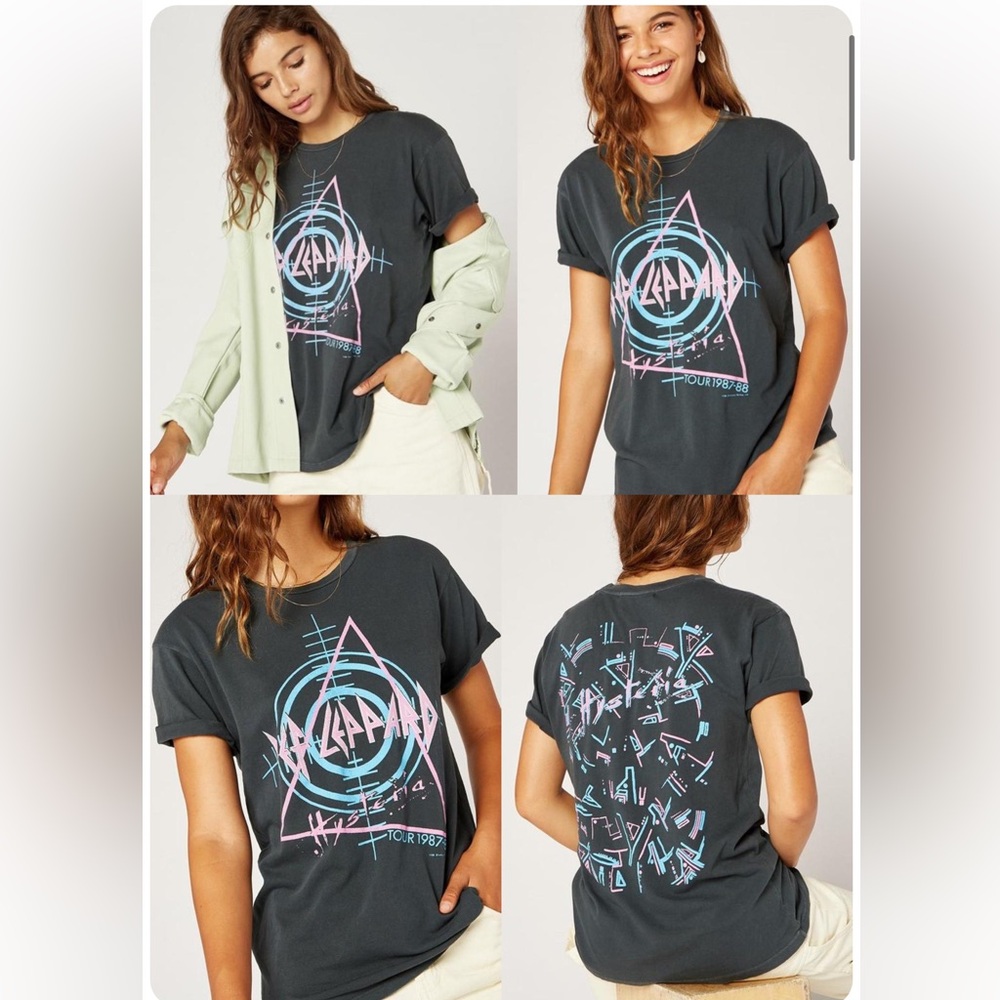 Daydreamer Def Leppard Hysteria Tour Weekend Vintage Tee Size Small